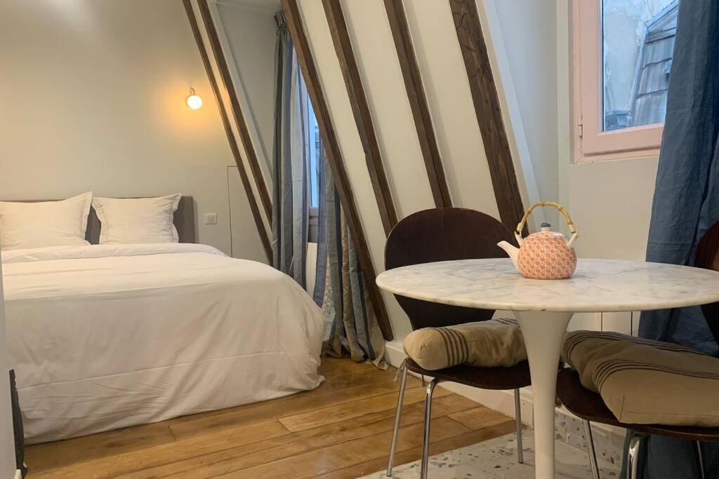 Paris 4 Le Marais Hotel De Ville Lift C A Ngoại thất bức ảnh